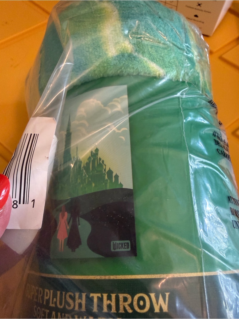 Kohl's Green Wicked Super Plush Throw